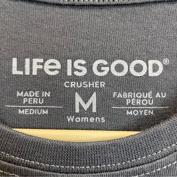 Life is Good Wordy Grinch Crusher Tee - Picture 5 of 6